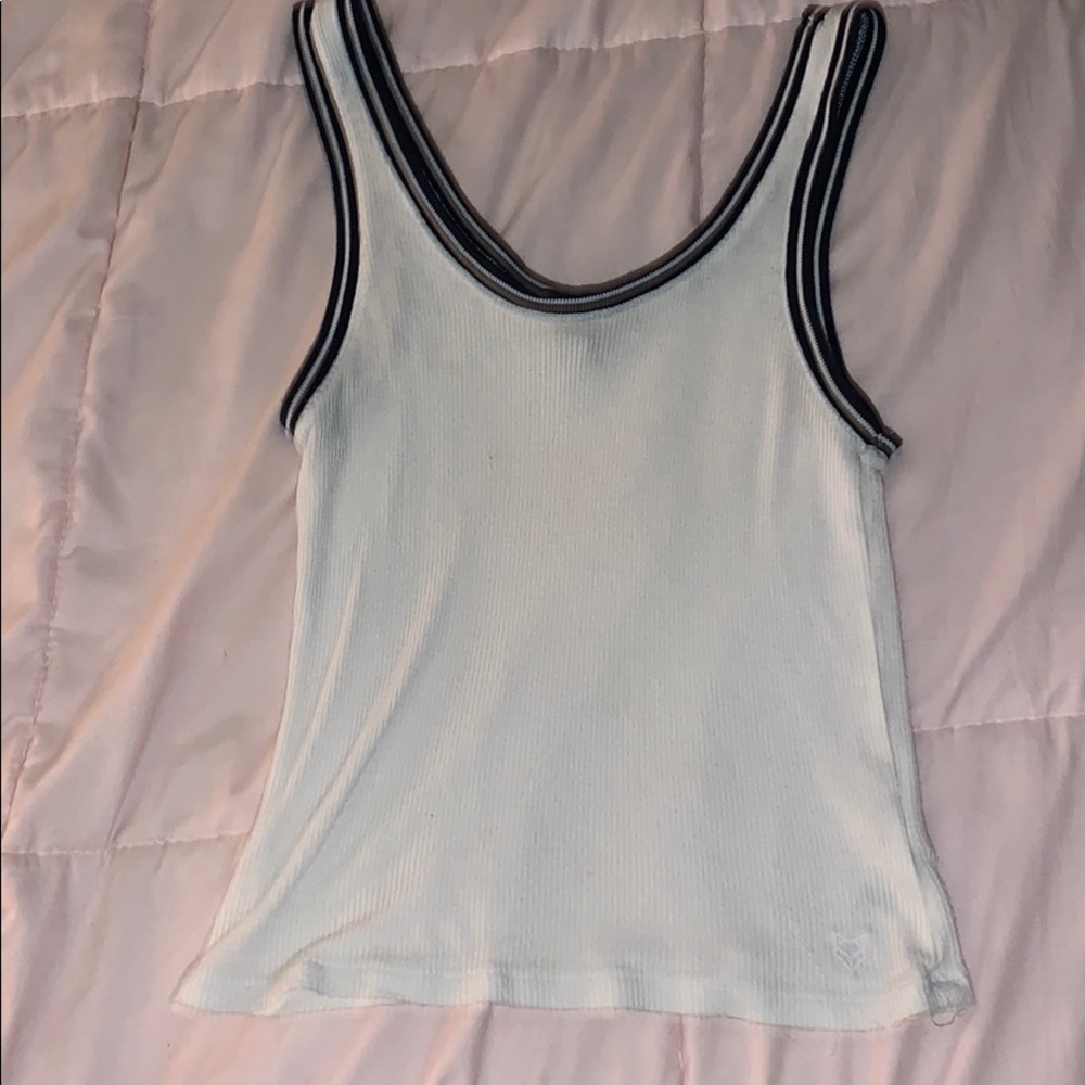 slightly cropped tank top